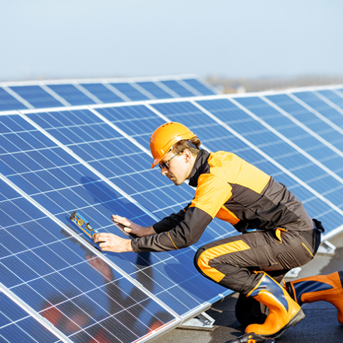 Montagem de Painéis Solares